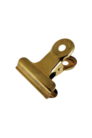 bulldog clips goud