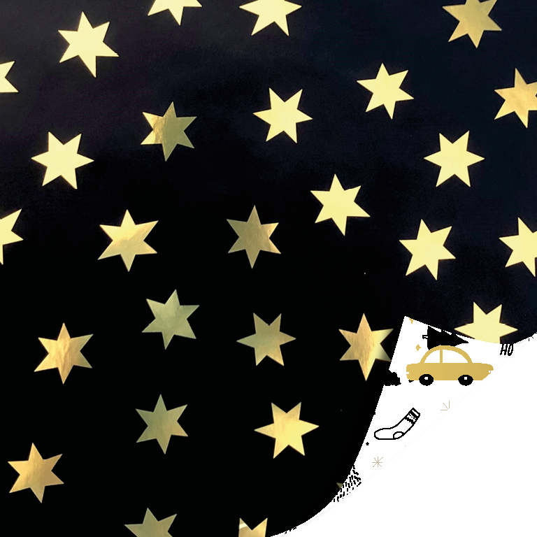 cadeaupapier holly jolly, cadeau papier big stars, inpakken kerst, kadopapier kerstmis