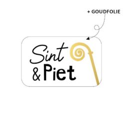 kadosticker sint & piet, sluitsticker sinterklaas, inpakken