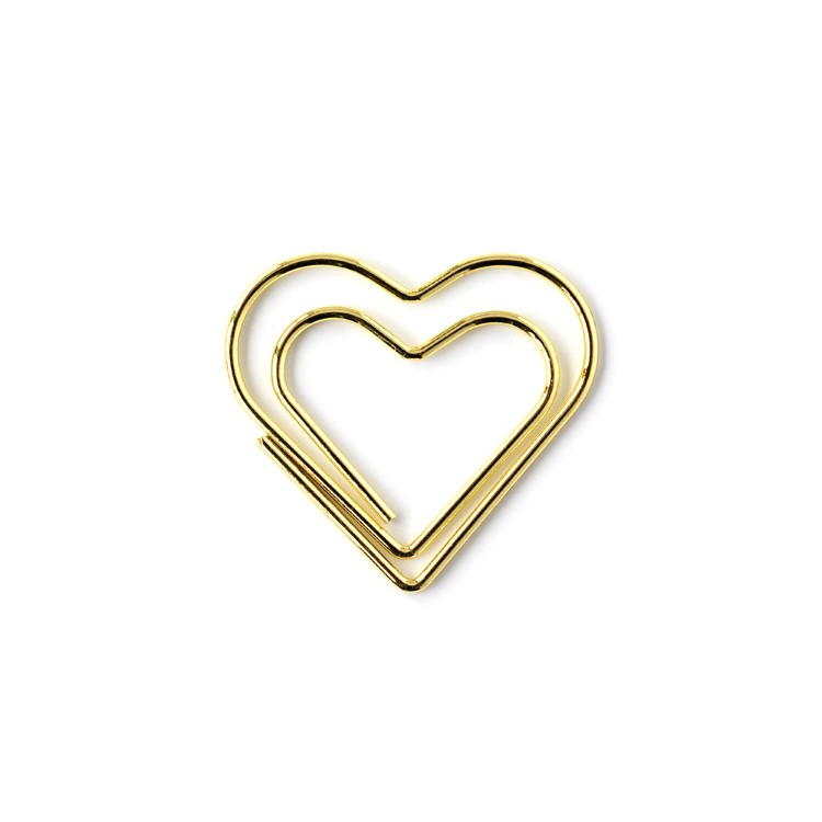 clip hart goud, knijper hart, inpakken
