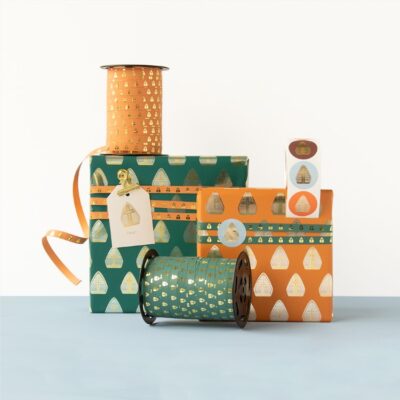 inpakpapier sint mijter, inpakken sinterklaas, inpakinspiratie, printje van de week