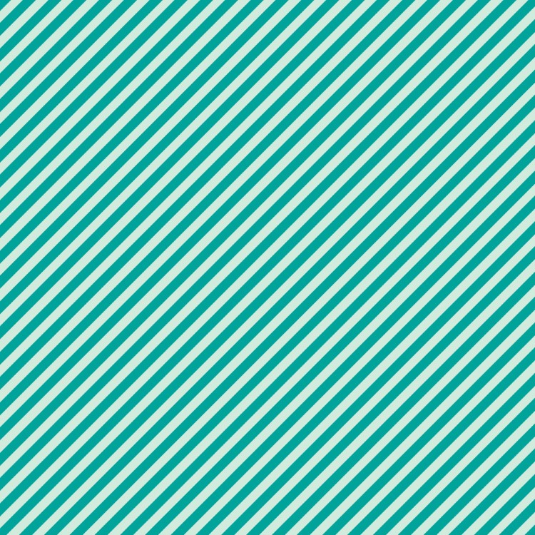 blokbodemzakje stripes diagonal turquise, kadozakje stripes, inpakken