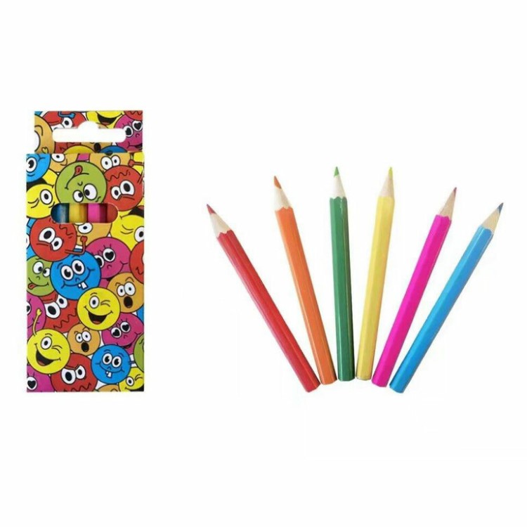 doosje smiley potloodjes, emotions traktatie, trakteren, uitdeelkadootjes