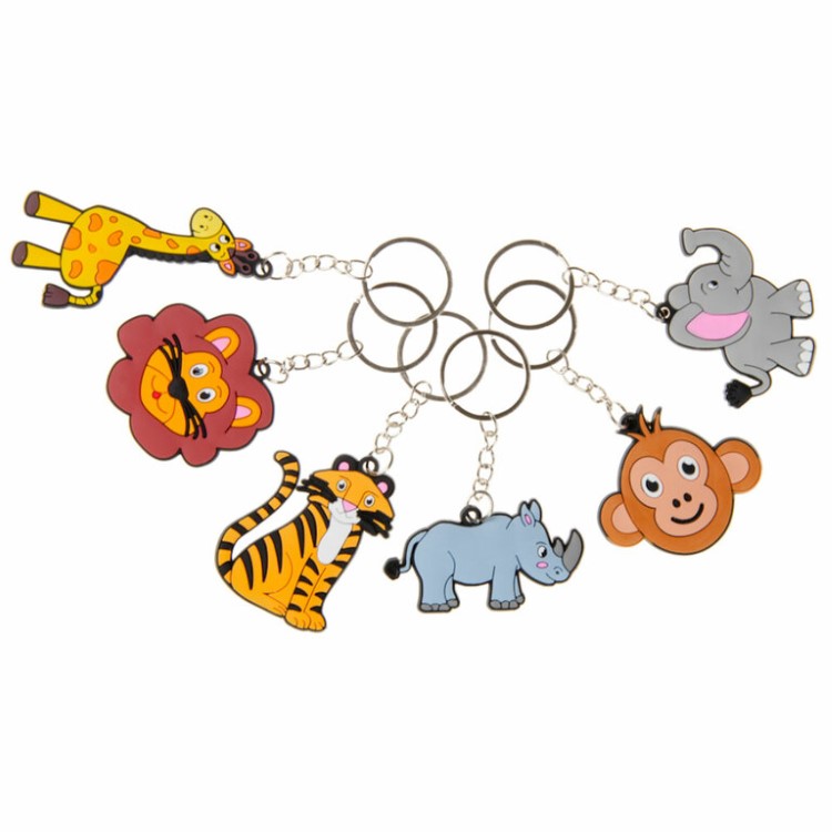 jungle sleutelhanger, jungle dieren, jungle traktatie, trakteren, uitdeelkadootjes