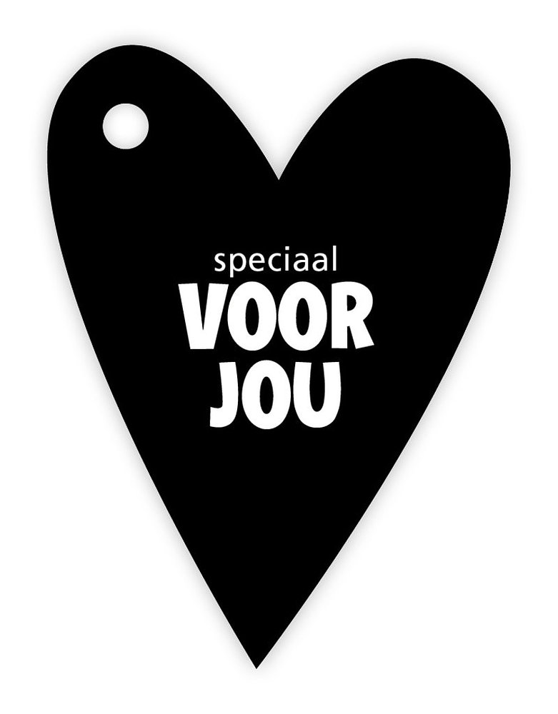 kadolabel hart speciaal voor jou, inpakken