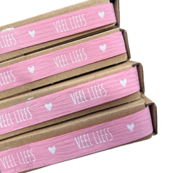kadolint veel liefs, krullint veel liefs, kadolint roze, inpakken