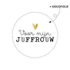 kadosticker voor mijn juffrouw, sluitsticker juf, kado leerkracht, inpakken