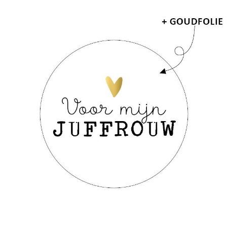 kadosticker voor mijn juffrouw, sluitsticker juf, kado leerkracht, inpakken