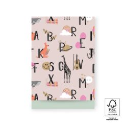 kadozakje ABC, kadozakje alfabet, inpakken