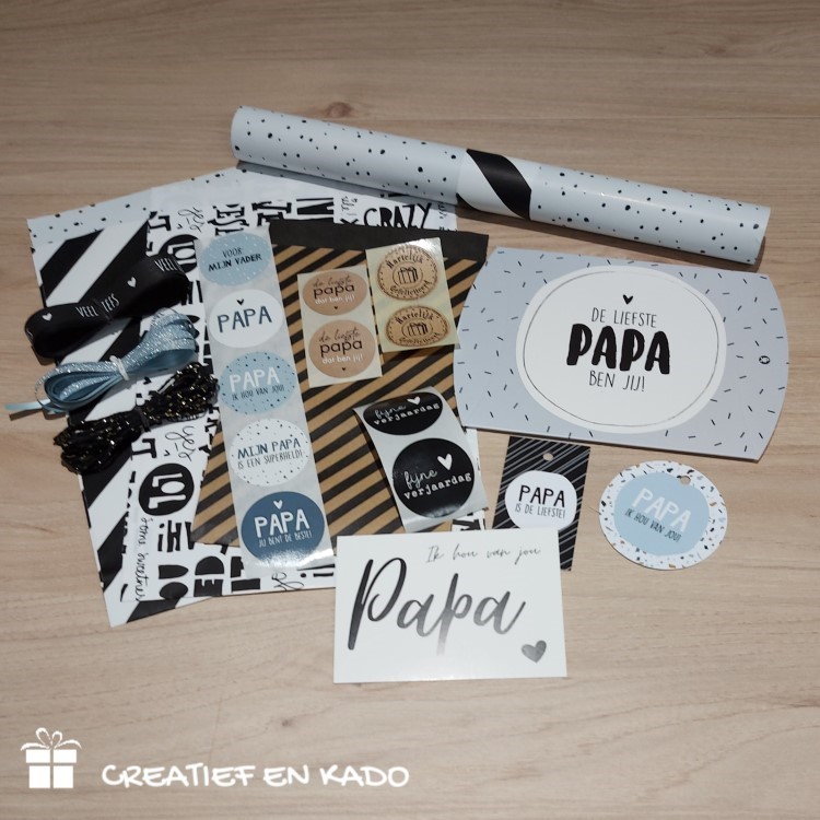 inpakset papa, inpakset Vaderdag, inpakken