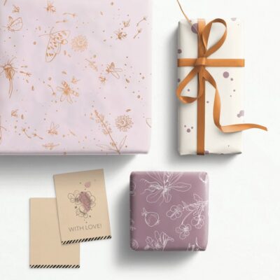 inpakpapier flying fortune, kadopapier zomer, inpakken, inpakinspiratie, printje van de week