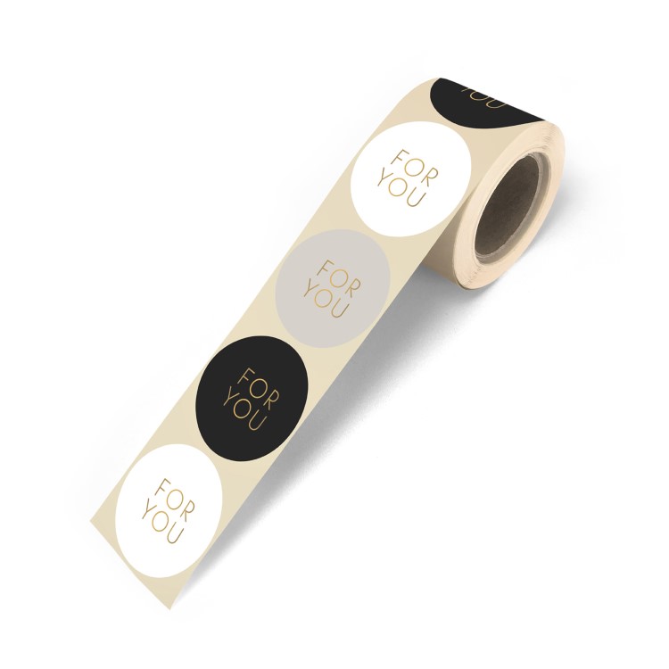 kadostickers for you natural, sluitstickers, inpakken