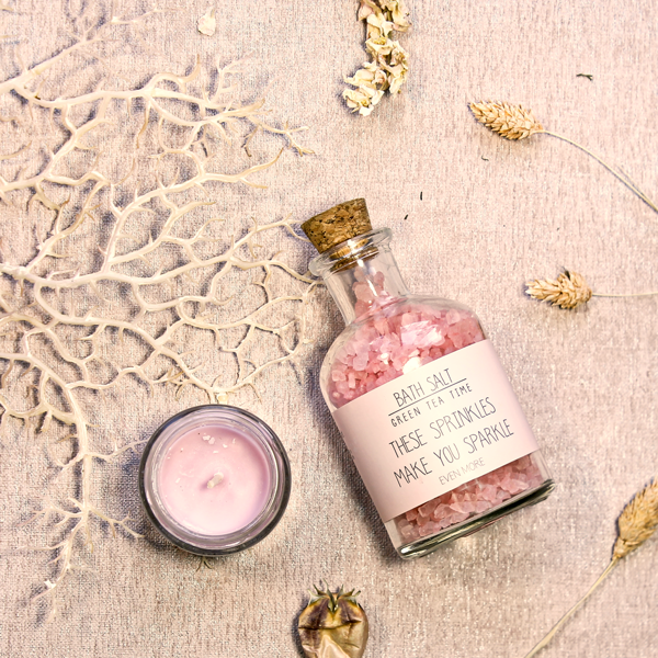 spa giftbox these sprinkles make you sparkle, my flame life style, badzout, geurkaarsje