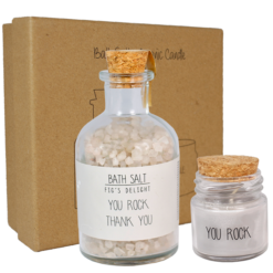 spa giftbox these sprinkles make you sparkle, my flame life style, badzout, geurkaarsje