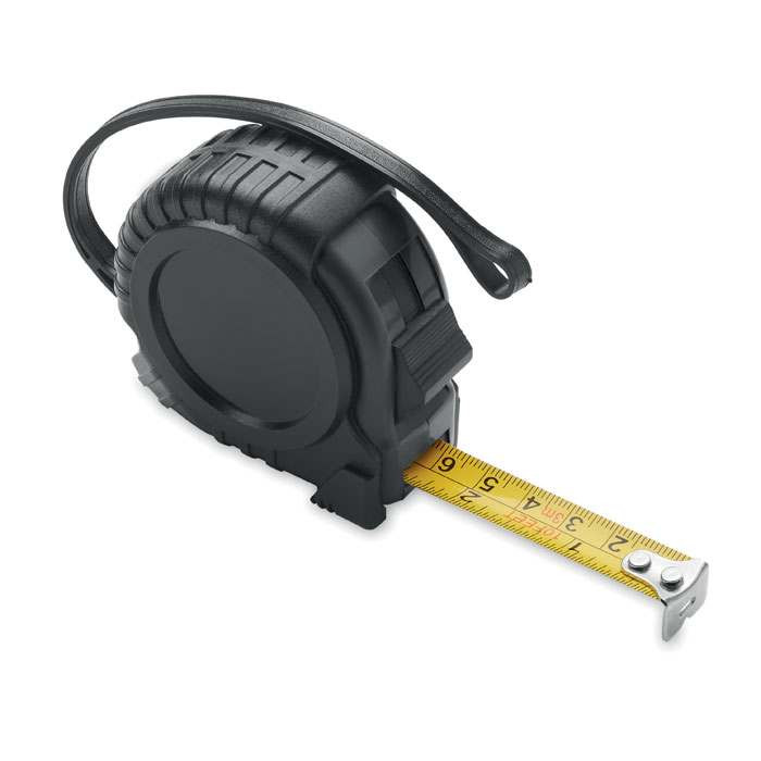 rolmaat 5 meter, rolmaat zwartgrijs