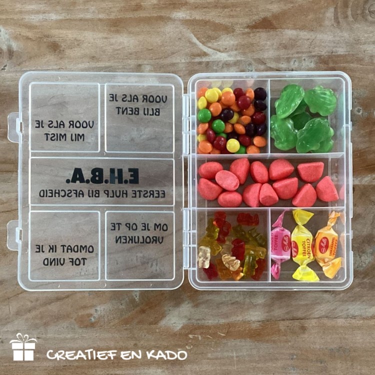 EHBA eerste hulp bij afscheid box, afscheidstraktatie