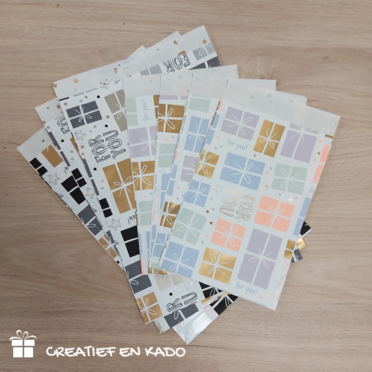kadozakje happy wrapping, inpakken, printje van de week
