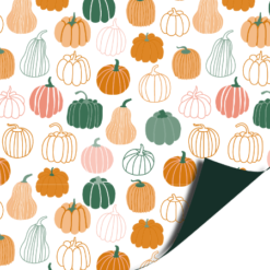 inpakpapier pretty pumpkin, kadopapier pompoenen, inpakken herfst, Halloween