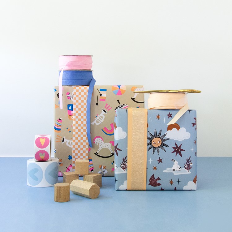 inpakpapier baby dreams, inpakpapier toy story, inpakken kind, kadopapier