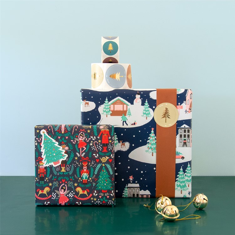 inpakpapier nutcracker, kadopapier kerstmis, inpakken kerst, inpakinspiratie