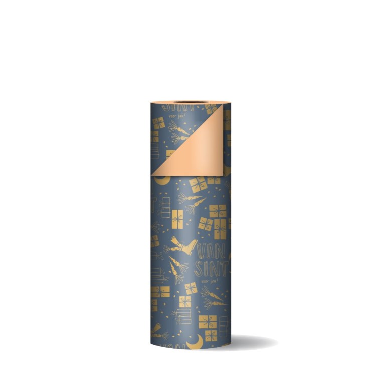 inpakpapier van Sint voor jou, kadopapier Sinterklaas, inpakken, inpakmaterialen