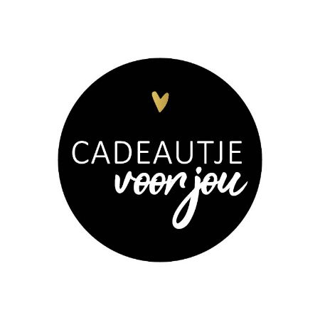 kadosticker cadeautje voor jou, sluitsticker, inpakken