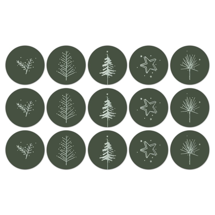 kadostickers christmas stories, sluitstickers, inpakken kerstmis