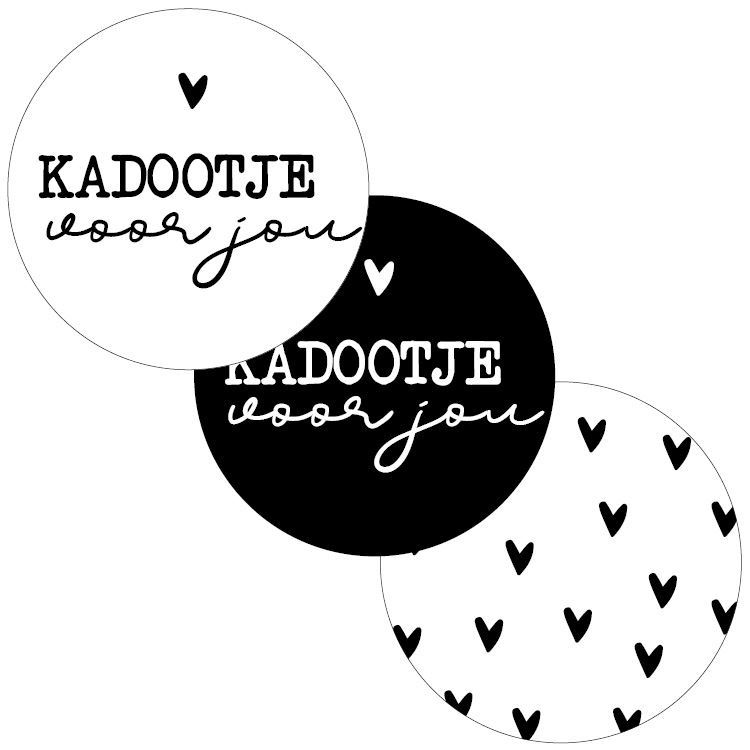 kadostickers kadootje voor jou, sluitstickers, inpakken
