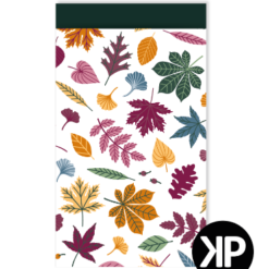 kadozakjes autumn leaves, kadozakje herfstbladeren, inpakken