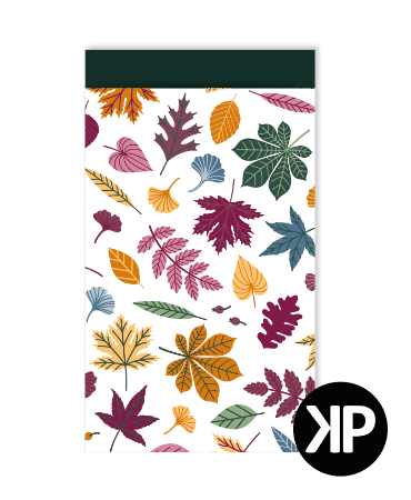 kadozakjes autumn leaves, kadozakje herfstbladeren, inpakken