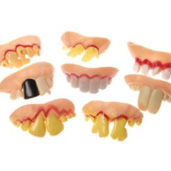verschrikkelijke tanden, Halloween tanden, halloween traktatie, griezel traktatie, trakteren
