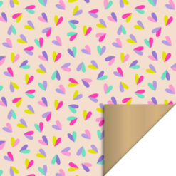 inpakpapier duo hearts, kadopapier harten, inpakken,