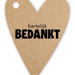 kadolabel hartelijk bedankt, kadolabel bedankt, inpakken