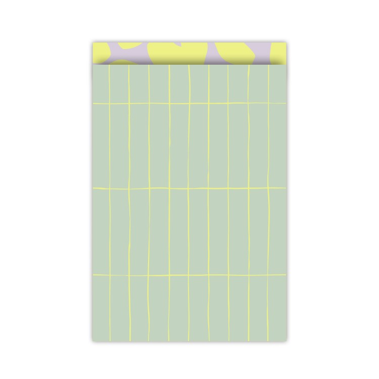 kadozakje slim tiles mint/geel, inpakken