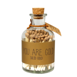 potje lucifers goud, you are gold matches, lucifers you are gold, my flame lifestyle