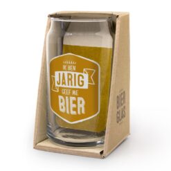 bierglas jarig, bierglas verjaardag, kado verjaardag man