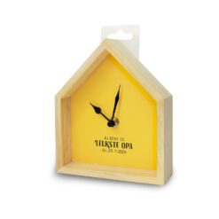 huisklokje opa, huisklok opa, jij bent de leukste opa aller tijden, kado opa, vaderdag