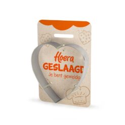 koekjes vorm hoera geslaagd. Je bent geweldig, examen kadootje, examen kandidaat