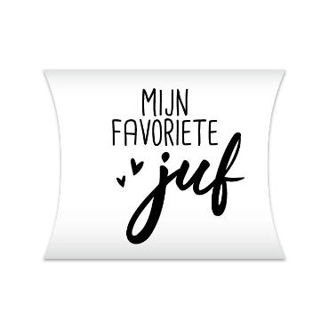 gondeldoosje mijn favoriete juf, kadodoosje juf, inpakken