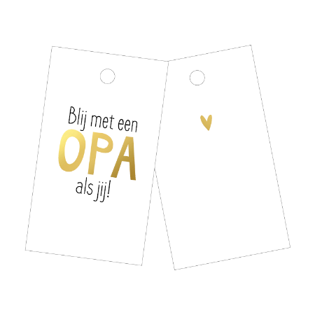 kadolabel blij met een opa als jij, kadolabel opa, kado kaartje, inpakken