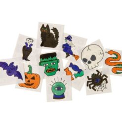 Halloween tattoos, tatoeage Halloween, traktatie, trakteren