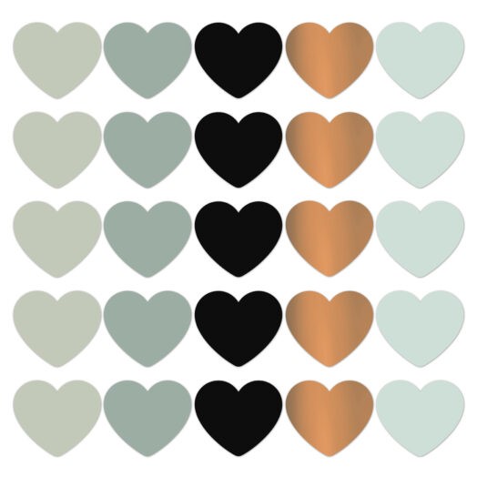 kadostickers mini hearts