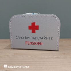 Koffertje overlevingspakket pensioen