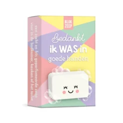 zeep bedankt ik was in goede handen, kado juf, zeep studio schatkist