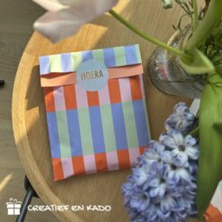 kadozakje color blocking warm, inpakken, inpakinspiratie