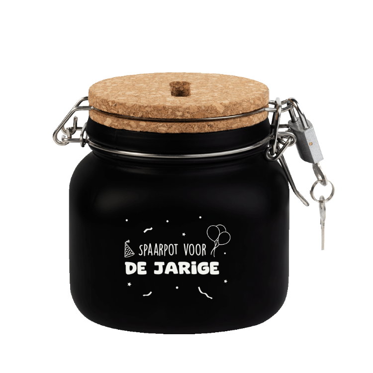 luxe spaarpot jarige, spaarpot voor de jarige, kado verjaardag