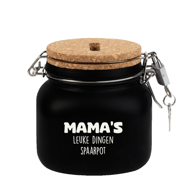 spaarpot mama, Luxe spaarpot mama's leuke dingen spaarpot, kado Moederdag