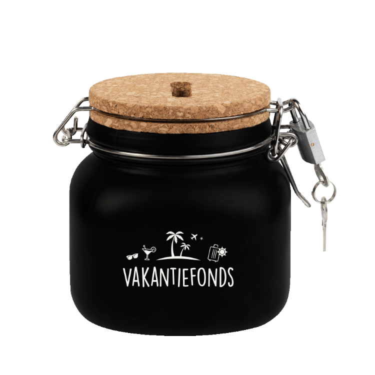 luxe spaarpot vakantiefonds, vakantiegeld, kado vakantie, droomreis sparen