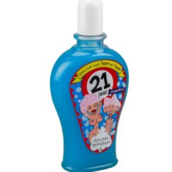 fun shampoo 21 jaar, kroonleeftijd 21 jaar, kado verjaardag