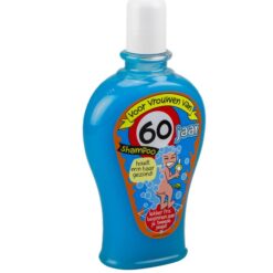 fun shampoo 60 jaar vrouw, kroonleeftijd 60 jaar, kado voor haar, kado verjaardag